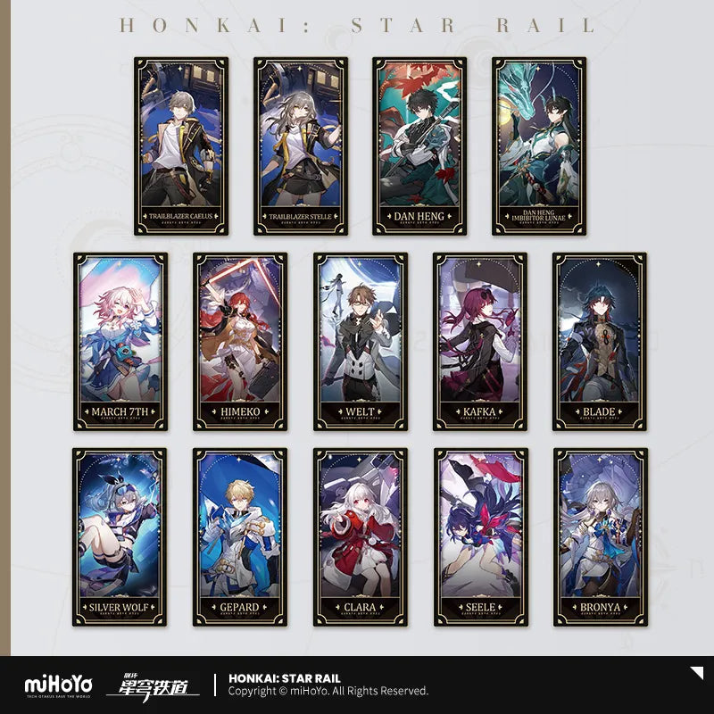 Honkai: Star Rail - 1st Anniversary Collectible Card  blind box A Group