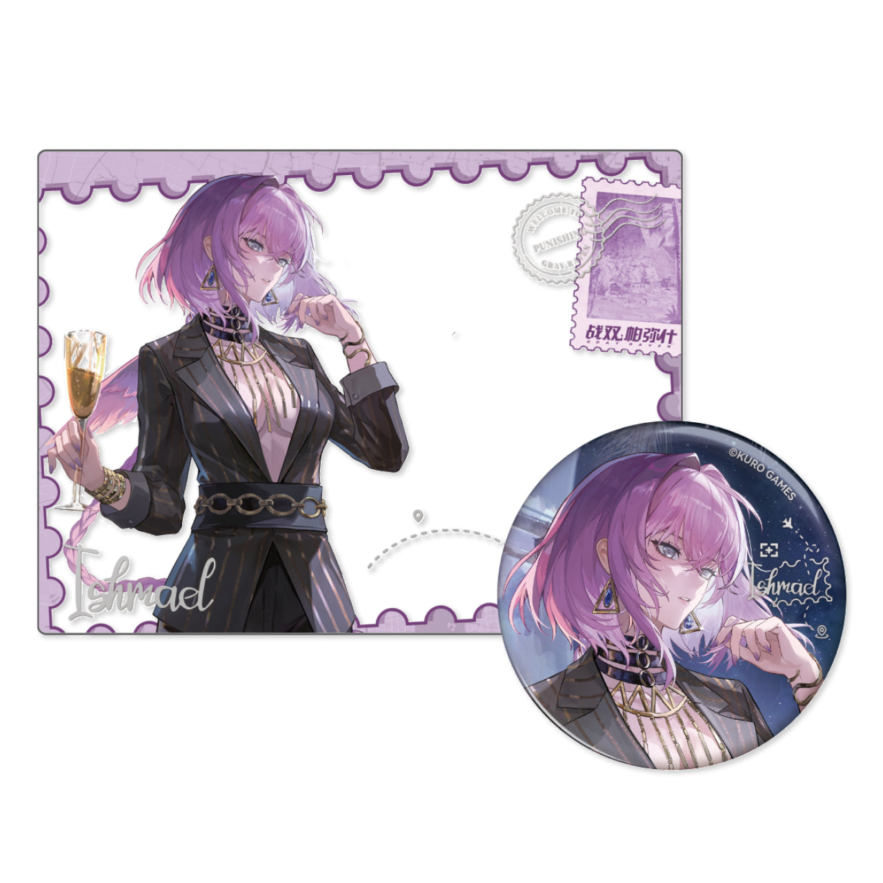 Pre-Order Punishing: Gray Raven - 6th Anniversary Echoes of Elsewhere Badge Transparent Card Set