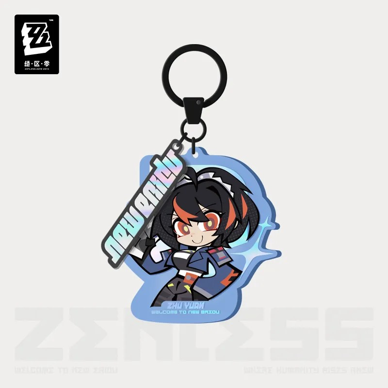 Zenless Zone Zero - New Eridu Series Chibi Acrylic Keychain: Criminal Investigation Special Response Team