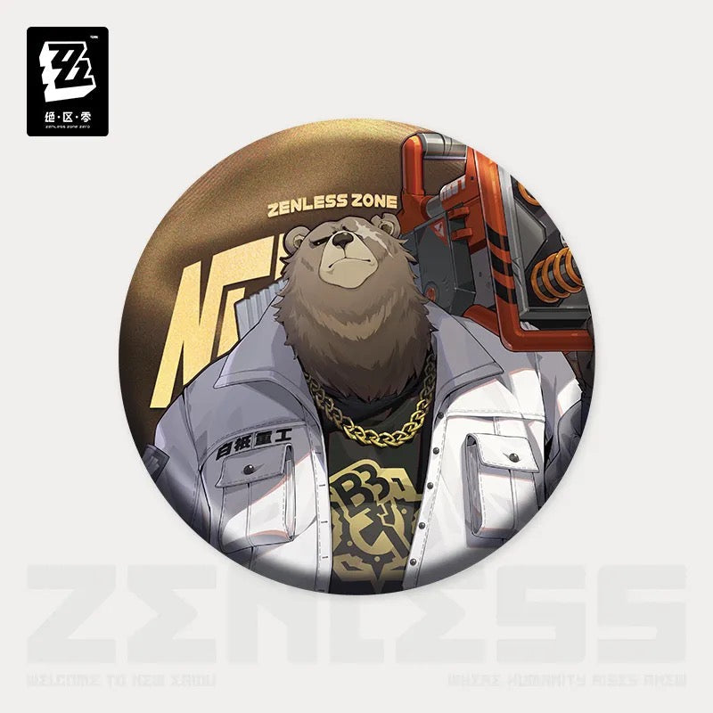 Zenless Zone Zero - Standing Design Series Badge : Belobog Heavy Industries