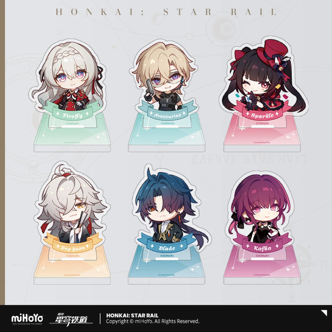Pre-Order Honkai: Star Rail - Nameless Honor Series Acrylic Stamp Standee