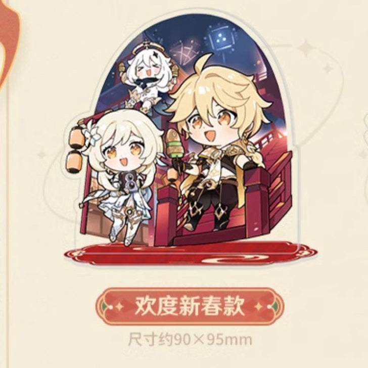 Genshin Impact The Exquisite Night Chimes Character Chibi Acrylic Standees