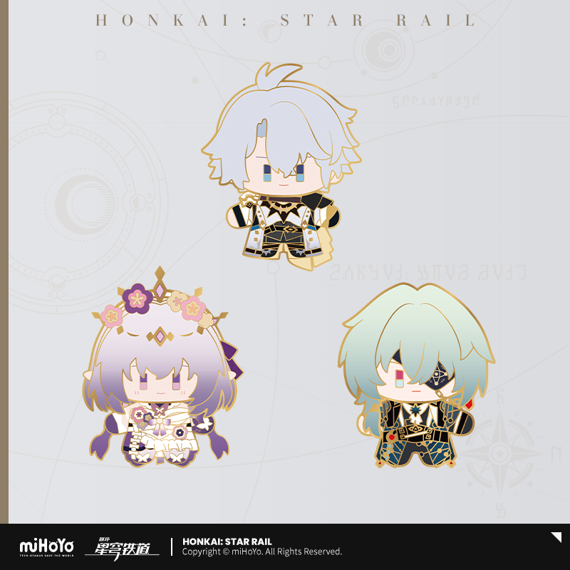 Pre-Order Honkai: Star Rail - Chibi Plushie Series Metal Badge