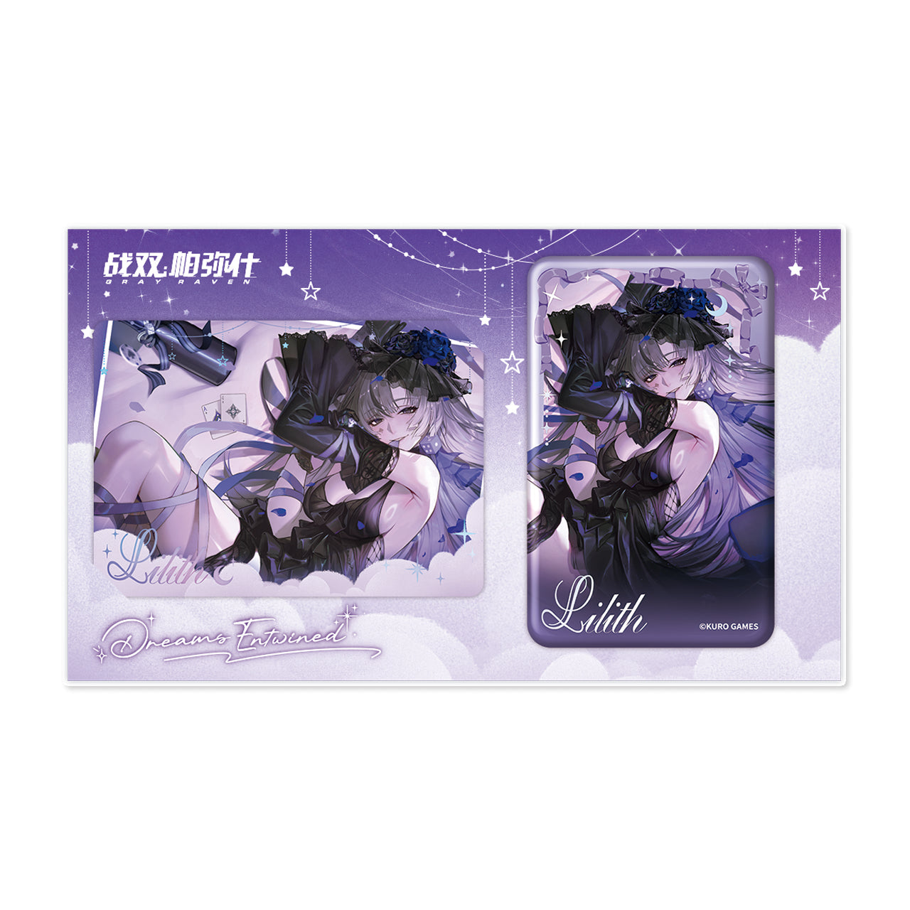 Pre-Order Punishing: Gray Raven - 6th Anniversary Dreams Entwined Badge Mini Card Set