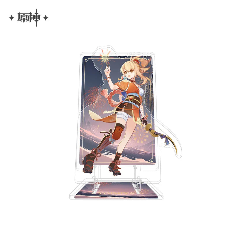 Genshin Impact Genius Invokation TCG Acrylic Phone Holder
