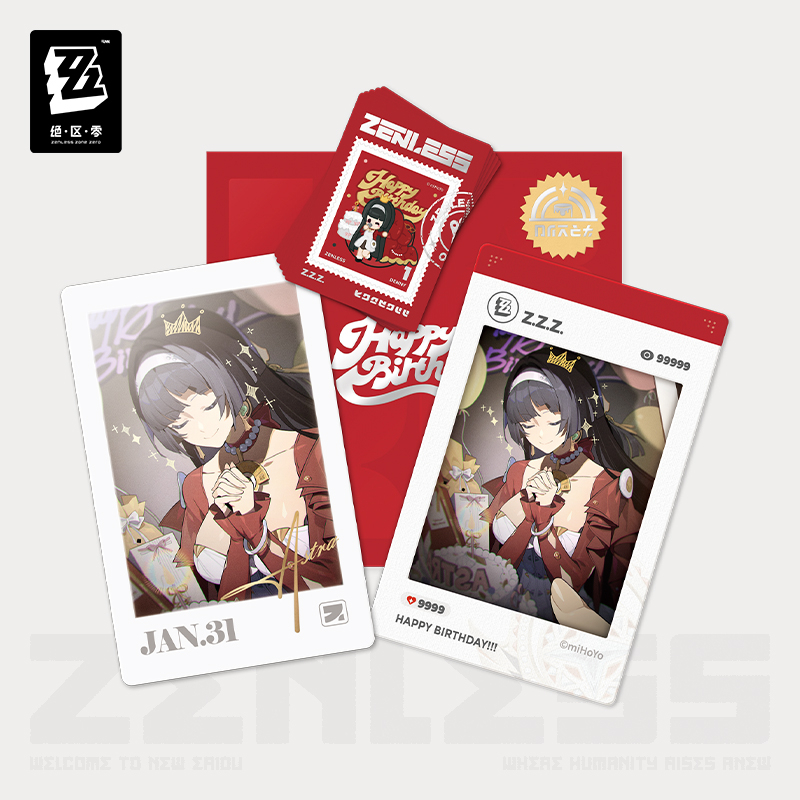 Pre-Order Zenless Zone Zero - HB2U Series Happy Birthday Commemorative Set Vol.3