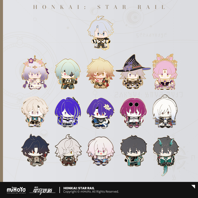 Pre-Order Honkai: Star Rail - Chibi Plushie Series Metal Badge