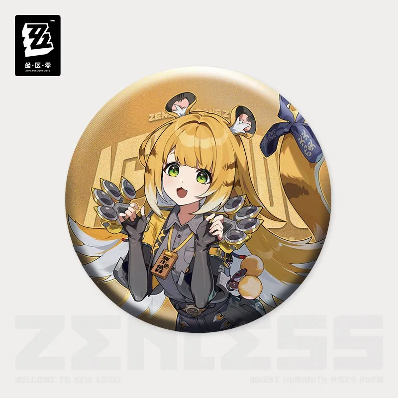 Pre-Order Zenless Zone Zero - Standing Design Series Tinplate Badge: Yunkui Summit