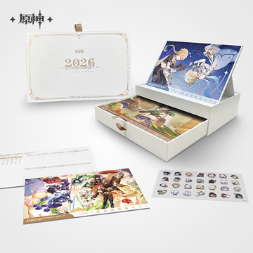 Pre-Order Genshin Impact - 2026 Desk Calendar