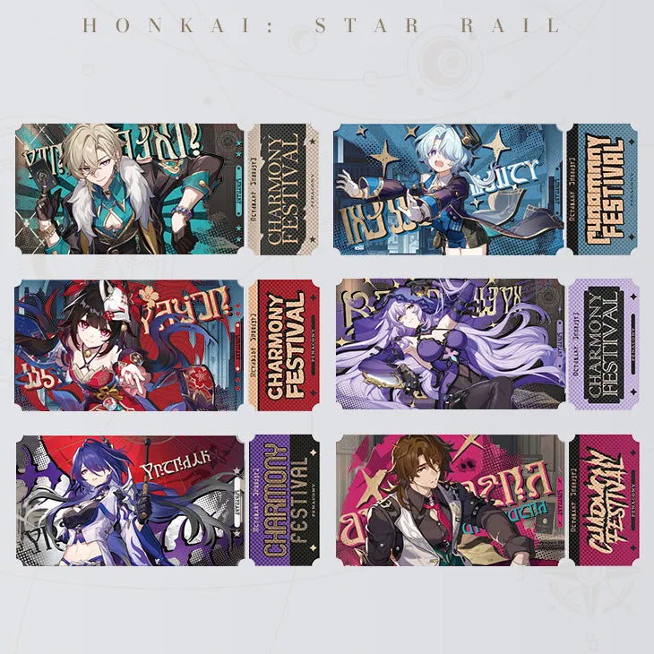 Honkai: Star Rail - Festival Invitation Series Acrylic Set