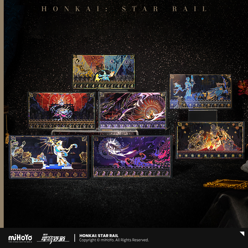 Pre-Order Honkai: Star Rail - Manuscript of Era Nova Series Transparent Clear Card