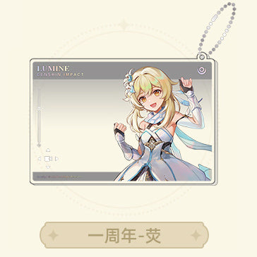 Genshin Impact Anniversary Celebration Series Acrylic Group Photo Card