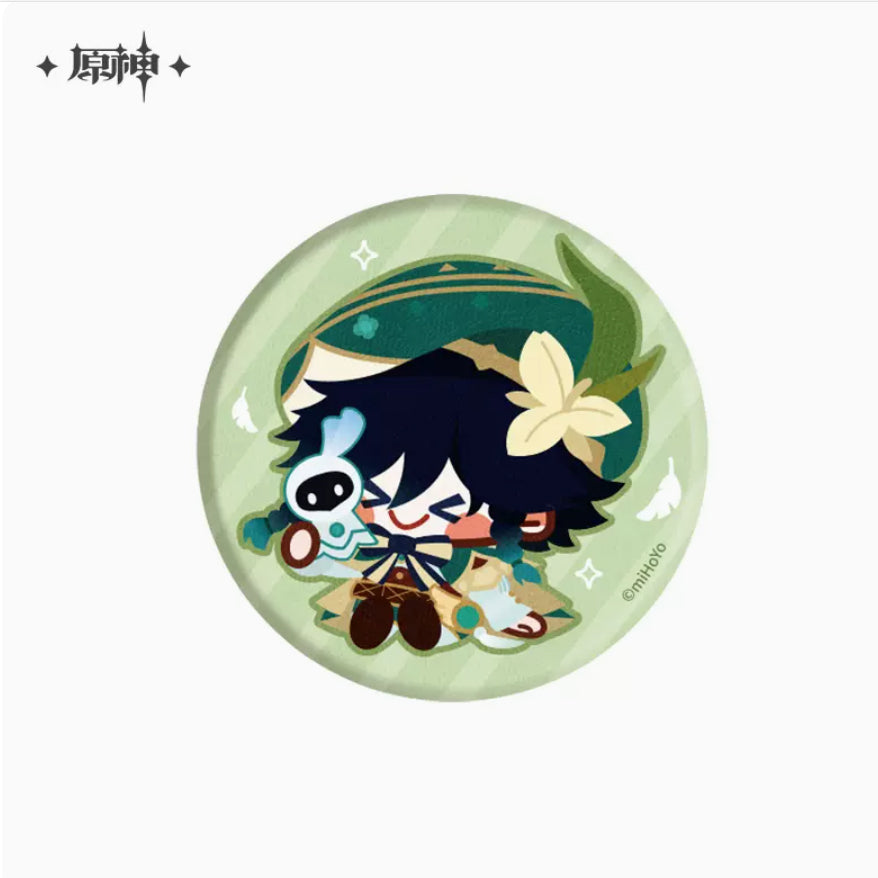 Genshin Impact - Fabric Chibi Badge