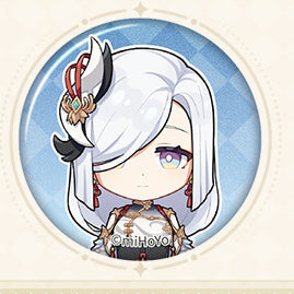 Genshin Impact - The Snapshot of a Jade-Covered Screen Series Mini Badges Set