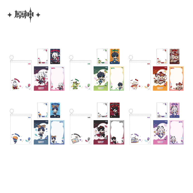 Pre-Order Genshin Impact - Twilight Whimsy Series Stationery Set