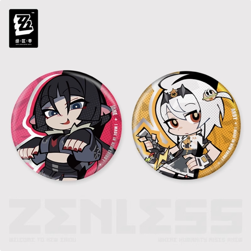 Zenless Zone Zero - New Eridu Series Chibi Tinplate Badge: Unknown Faction