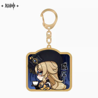 Genshin Impact Fontaine Character Chibi Keychains