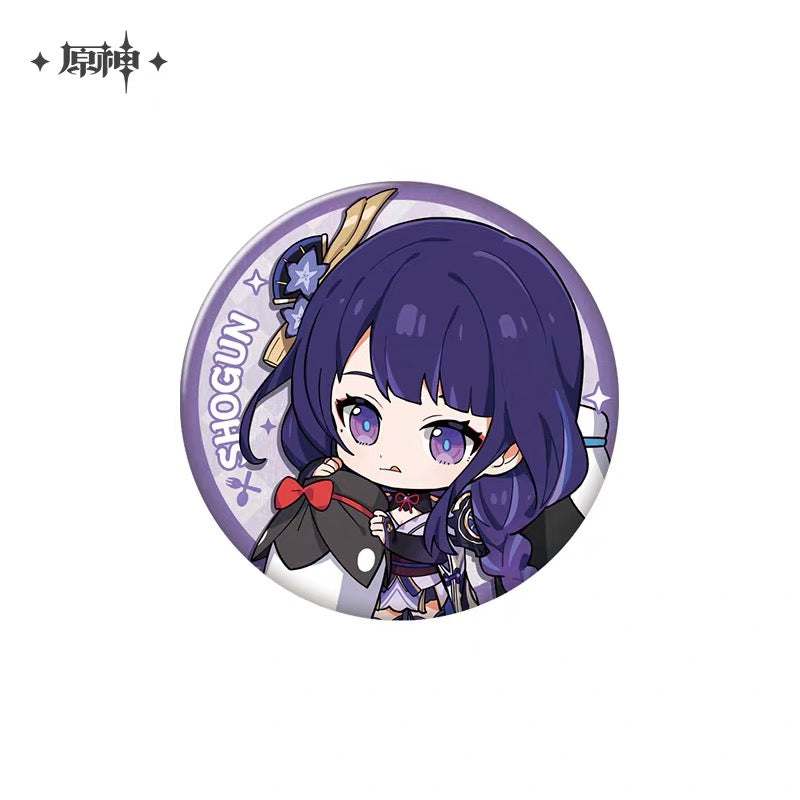 Genshin Impact Delicious Party Character Chibi Badges