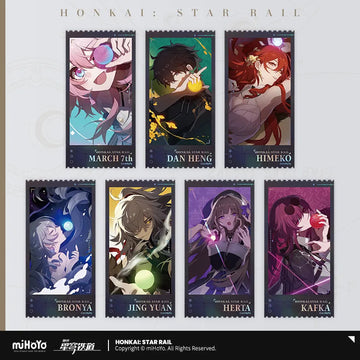 Honkai: Star Rail - Departure Countdown Series Laser Commemorative Ticket Set