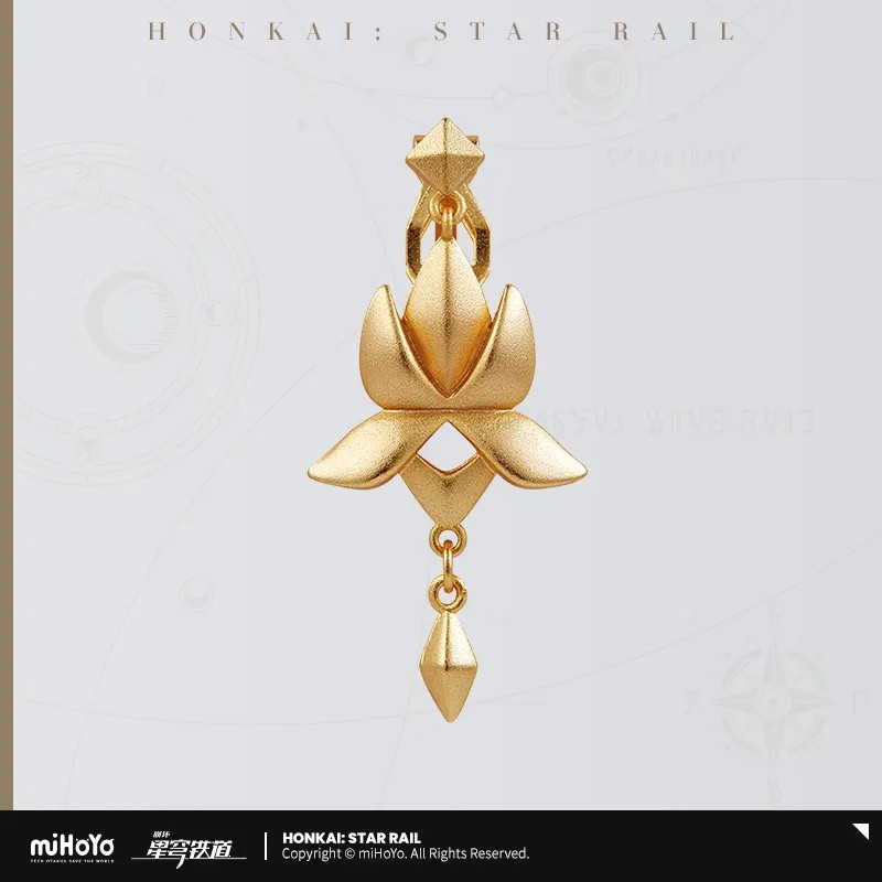 Honkai: Star Rail - Dan Heng ¡¤ Imbibitor Lunae Impression Water Lotus Ear Clips