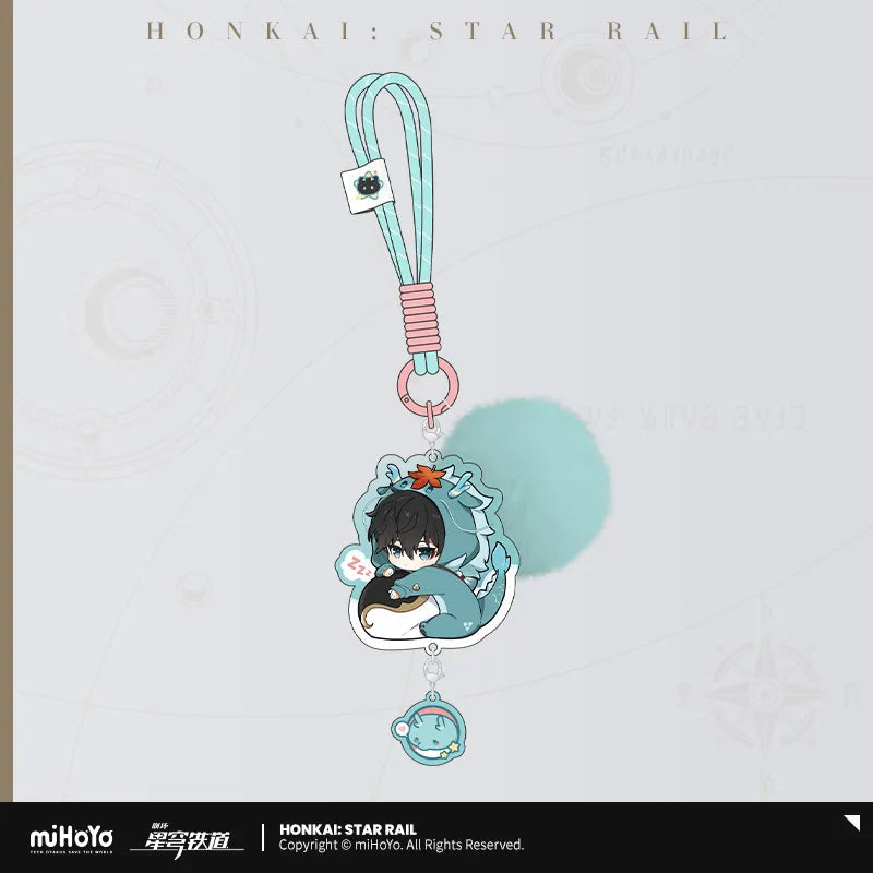 Pre-Order Honkai: Star Rail - Boys' Dormitory Series Chibi Character Acrylic Keychain