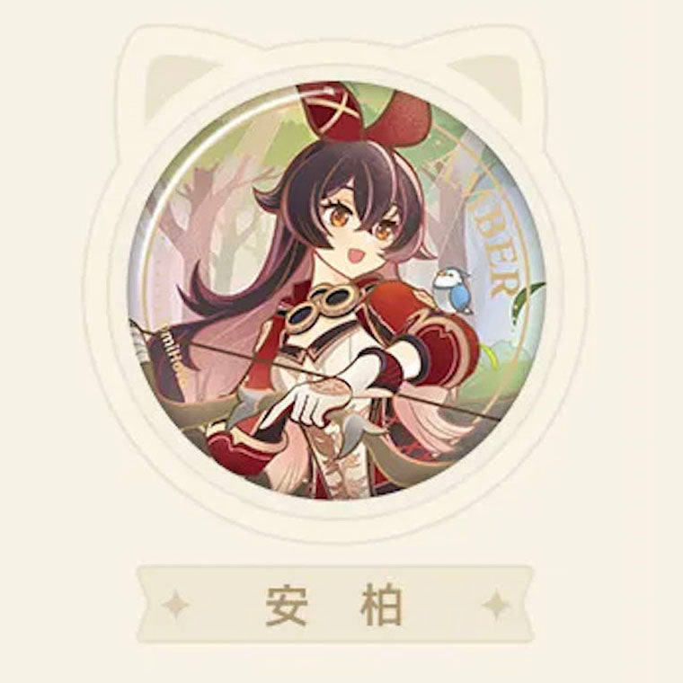 Genshin Impact - Genius Invokation TCG Character Badge