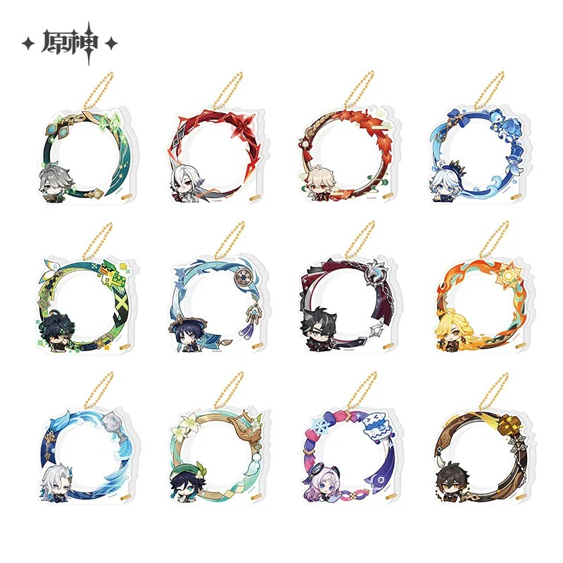 Genshin Impact - Avatar Frame Series Acrylic Badge Holder