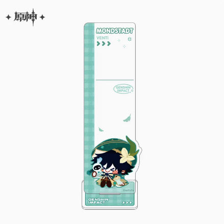 Genshin Impact - Chibi Character Sticky Note Standee