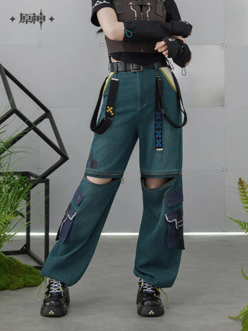 Pre-Order Genshin Impact - Kinich Theme Impression Series Convertible Worker Jeans