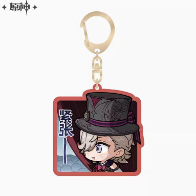 Genshin Impact Fontaine Character Chibi Keychains