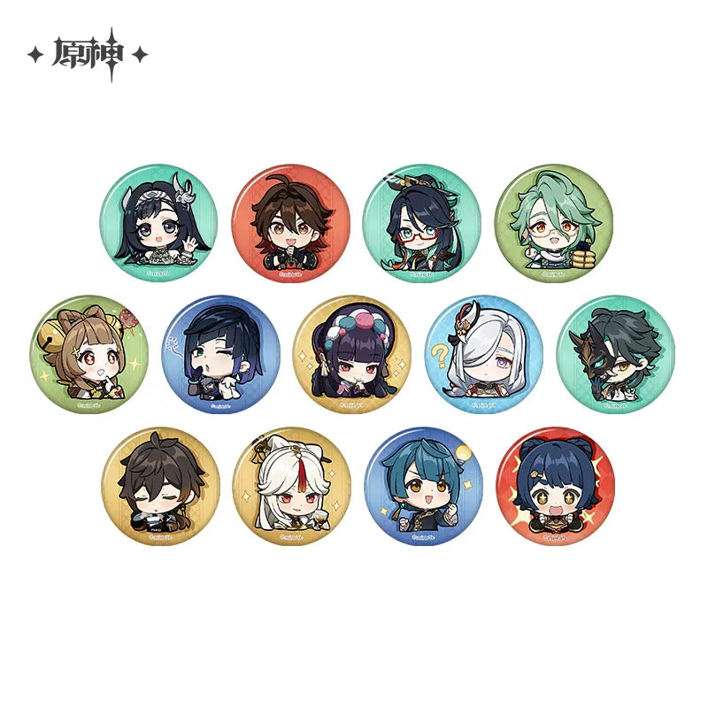 Genshin Impact - Liyue Character Chibi Badge