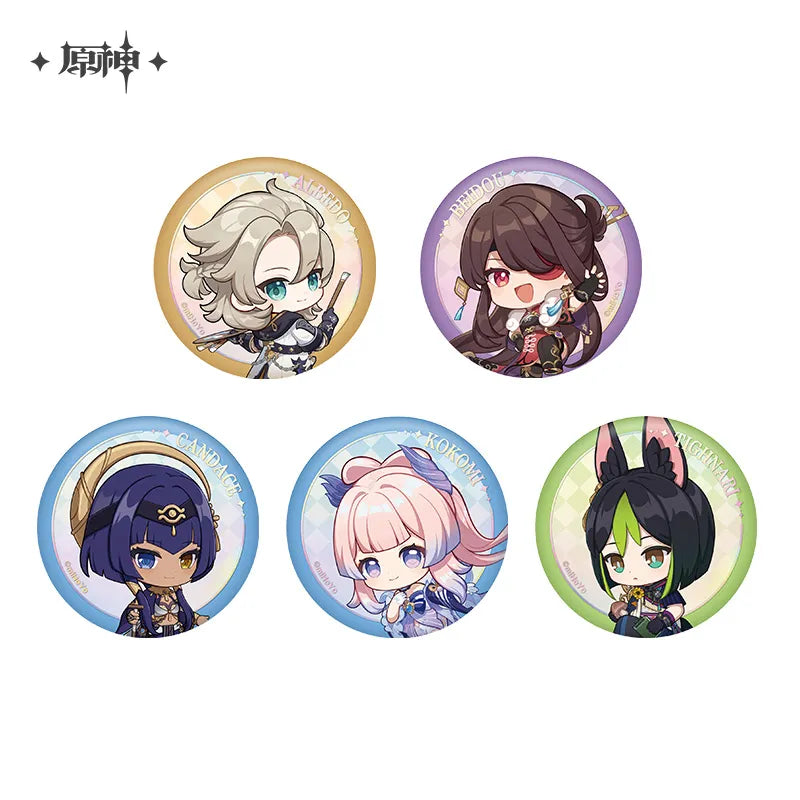 Genshin Impact - Teyvat Nature Discovery Tour Series Chibi Badge