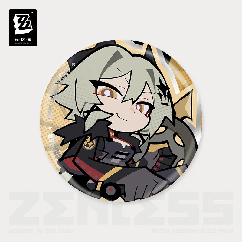 Pre-Order Zenless Zone Zero - New Eridu Series Chibi Tinplate Badge: Son of Calydon