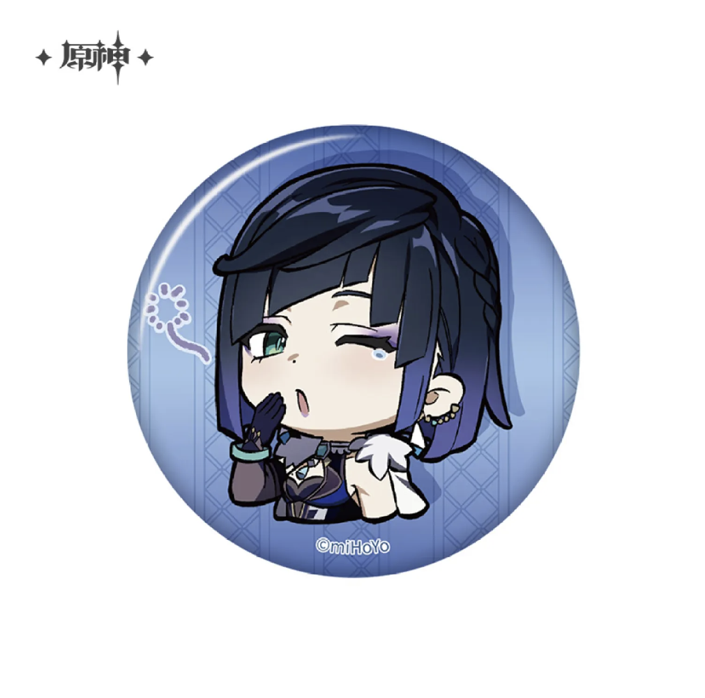 Genshin Impact - Liyue Character Chibi Badge