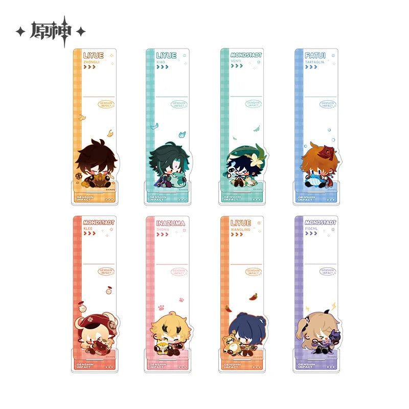 Genshin Impact - Chibi Character Sticky Note Standee