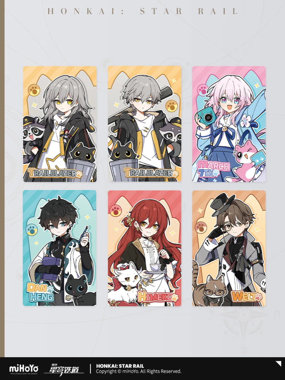 Honkai: Star Rail - Little Cat Series Collection Card
