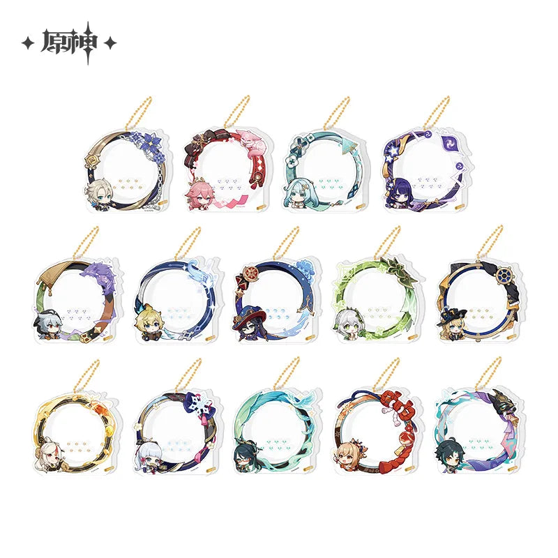Genshin Impact - Avatar Frame Series Acrylic Badge Holder