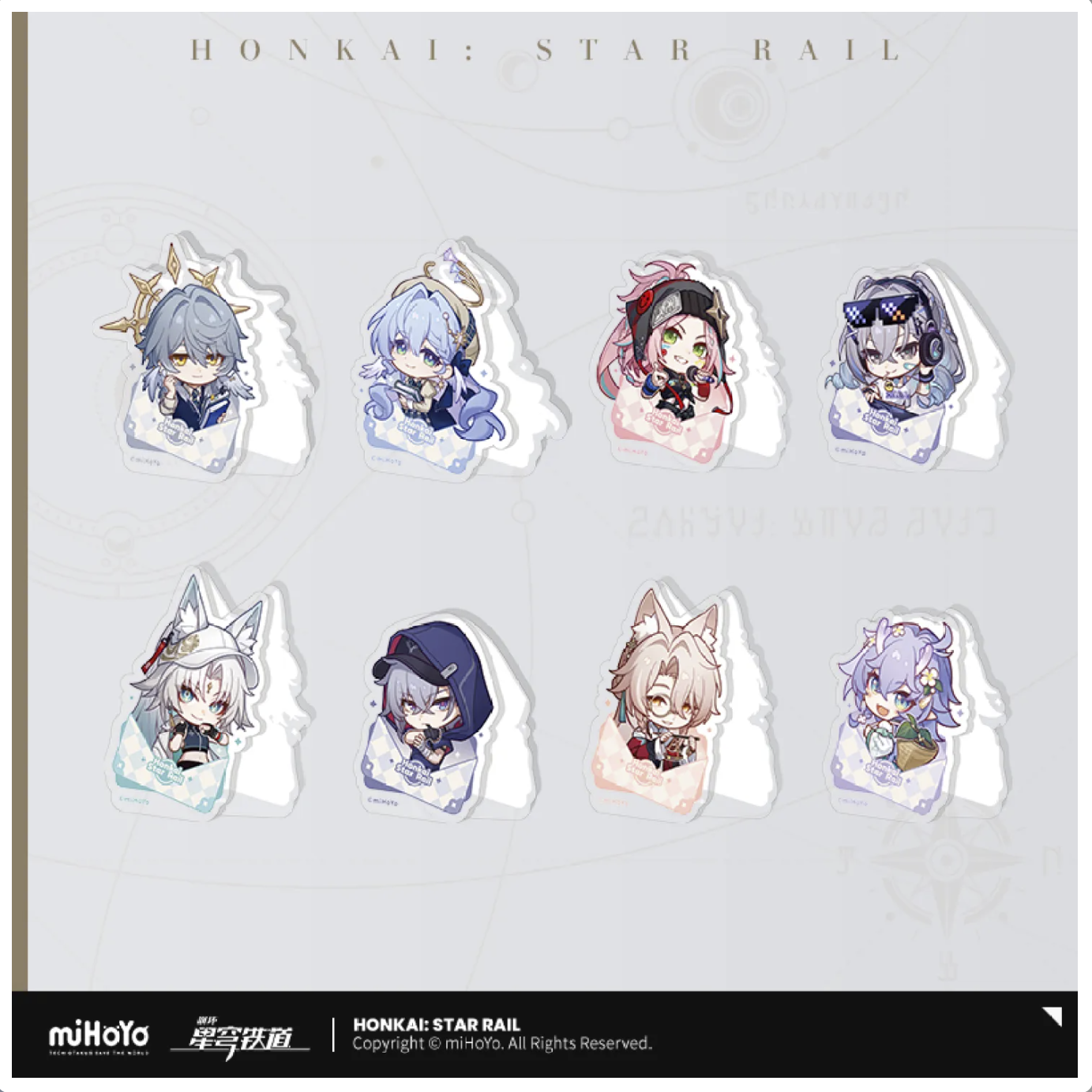 Pre-Order Honkai: Star Rail - Nameless Honor Series Acrylic Clip