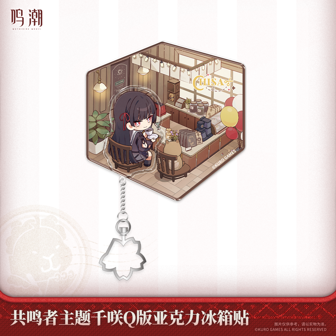 【Pre-Order】Wuthering Waves - Resonator Themed Chibi Chisa Acrylic Fridge Magnet