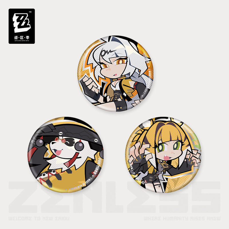 Pre-Order Zenless Zone Zero - New Eridu Series Chibi Tinplate Badge: Yunkui Summit