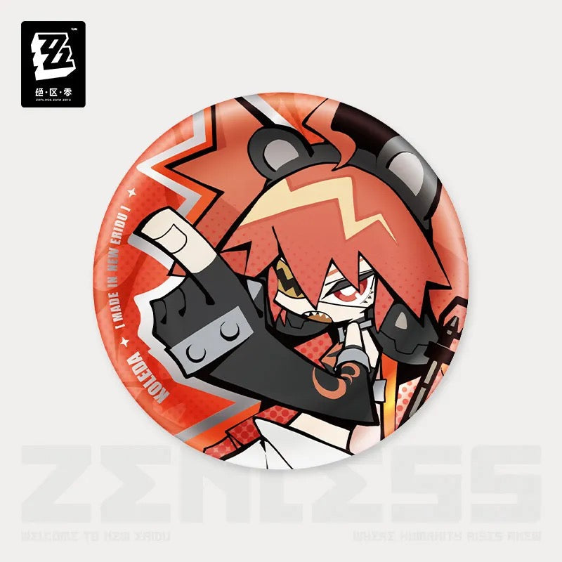 Zenless Zone Zero - New Eridu Series Chibi Badge : Belobog Heavy Industries