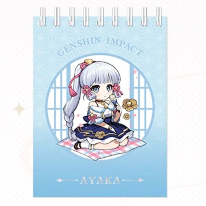 Genshin Impact - Outing Theme Series Chibi Character Coil Notebook