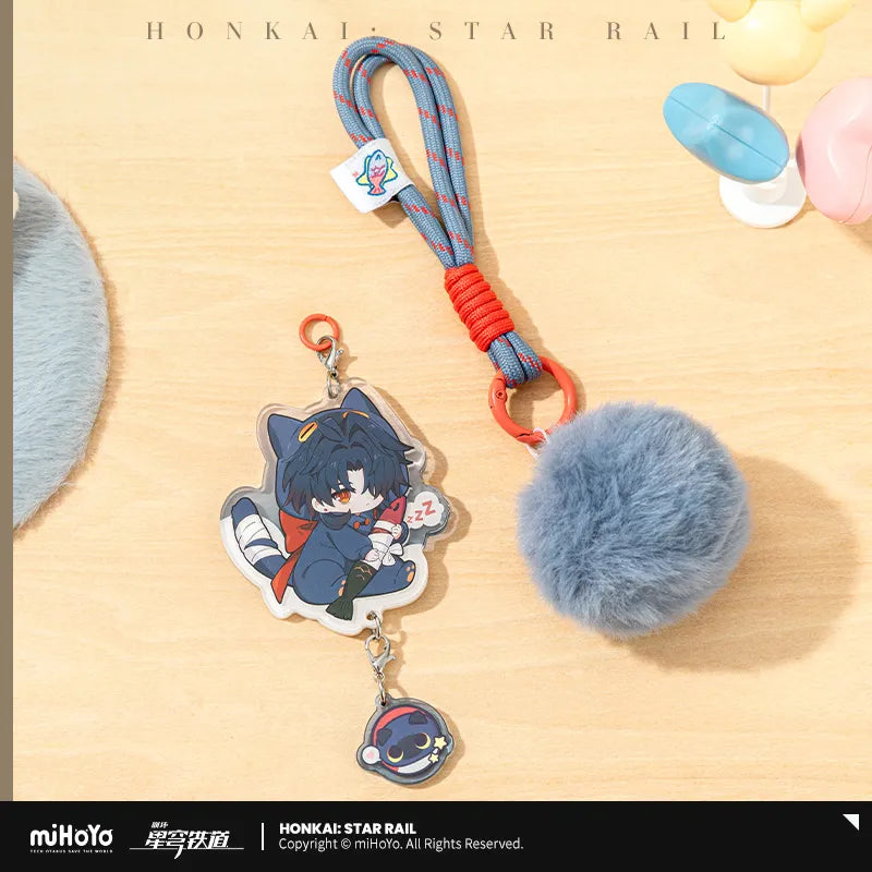 Pre-Order Honkai: Star Rail - Boys' Dormitory Series Chibi Character Acrylic Keychain