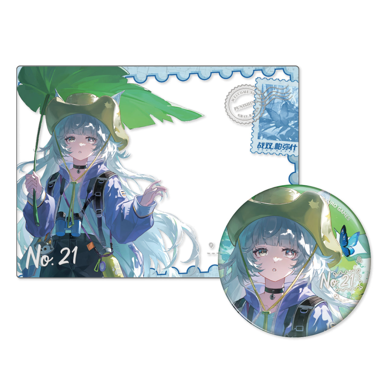 Pre-Order Punishing: Gray Raven - 6th Anniversary Echoes of Elsewhere Badge Transparent Card Set