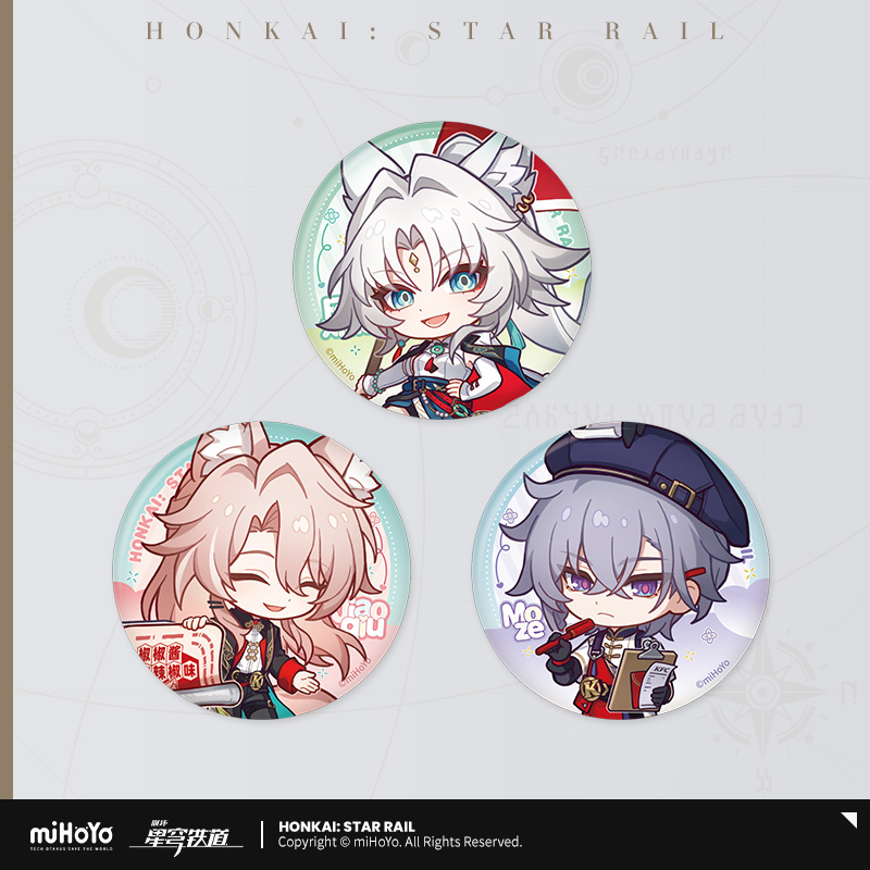 Pre-Order Honkai: Star Rail - Delicious Enjoyment Series Chibi Badge