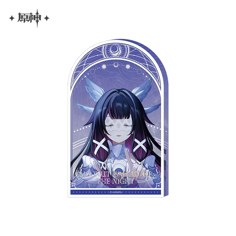 Pre-Order Genshin Impact -  Moonlit Ballad of the Night Series Thick Acrylic Blocks