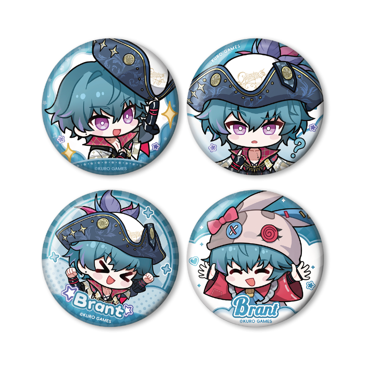 Pre-Order Wuthering Waves - Sticker Series Mini Badge Set