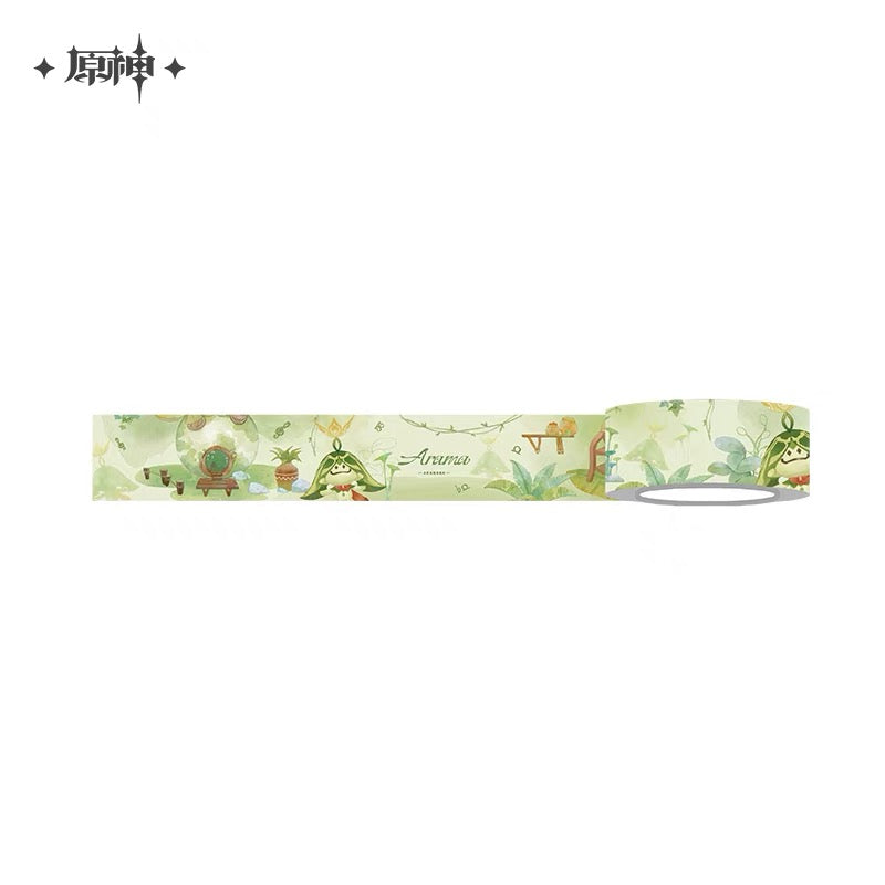 Genshin Impact Aranara Series Washi Tape