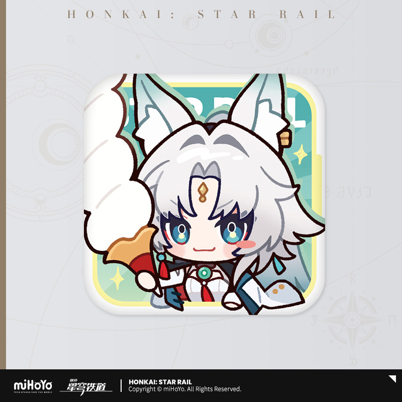 Pre-Order Honkai: Star Rail -  Delicious Enjoyment Series Chibi  Emoticons Badge