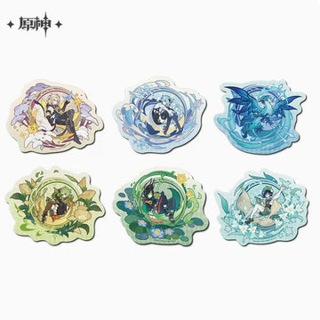 Genshin Impact - Windblume's Breath Theme Die-Cut Mouse Pad